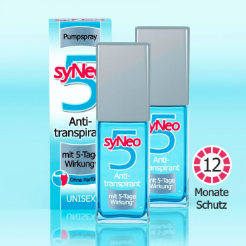 syNeo 5 Antitranspirant Unisex Pumpspray, 30ml